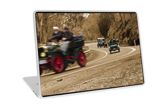 Classic cars on laptop skins